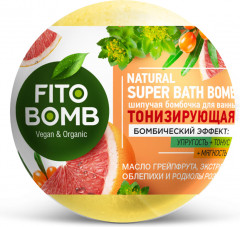 Бомбочка для ванны тонизирующая «Natural super bath bomb»