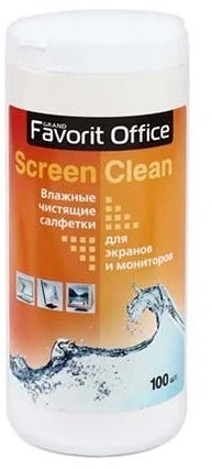 Салфетки влажные для экранов «Screen Clean»