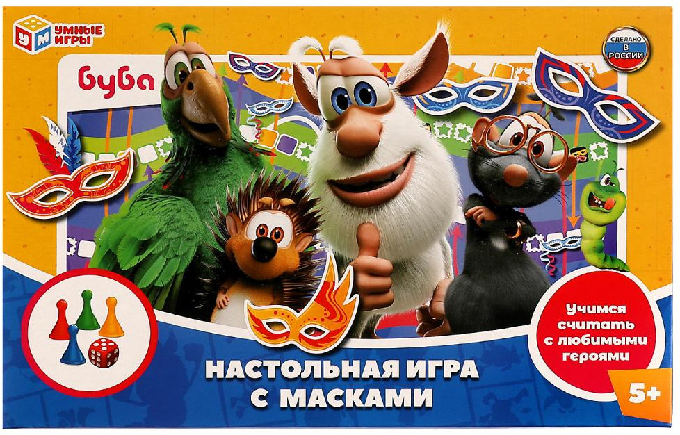 Игра-ходилка с масками «Буба» | Буба | Умные игры