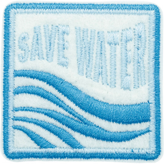 Термоаппликация «Save water»