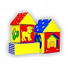 Набор мягких кубиков "Домики"