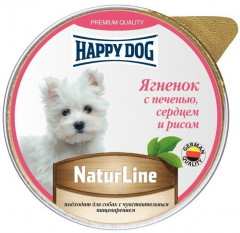 Паштет для собак с ягненком, печенью, сердцем и рисом
