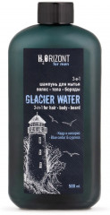 Шампунь 3 в 1 для волос, тела и бороды «Glacier Watеr»