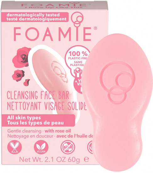 Средство для умывания без мыла с маслом розы и витамином B3