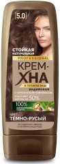 Крем-хна для волос индийская, оттенок Темно-русый
