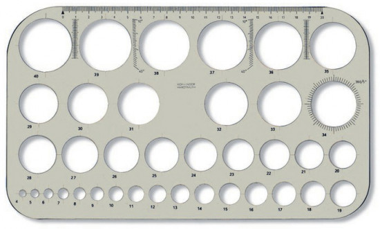 Трафарет окружностей