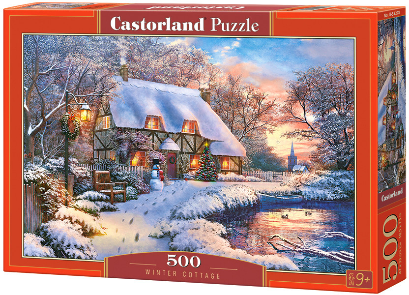 Пазл «Зимний коттедж» | Castorland Puzzle