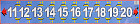 Числовой ряд с 11 до 20