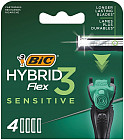 Сменные кассеты для бритья «Flex 3 Hybrid Sensitive»