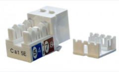 Модуль Hyperline KJ9-8P8C-C5e-90-WH