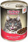 Консервы для кошек мясное ассорти «Big cat»