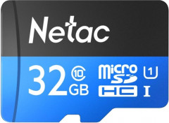 Карта памяти MicroSD Netac с адаптером