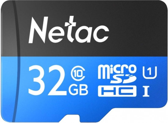 Карта памяти MicroSD Netac с адаптером
