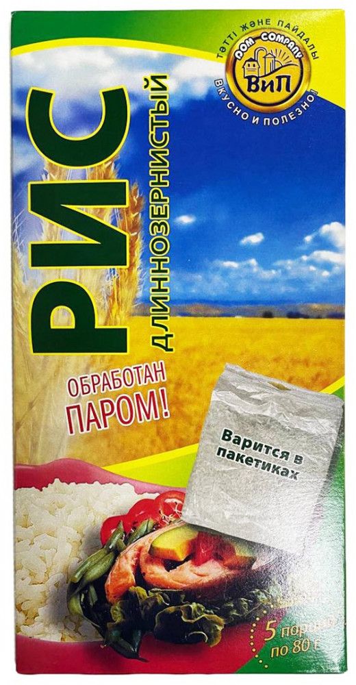 Рис длиннозерный пропаренный | ВиП