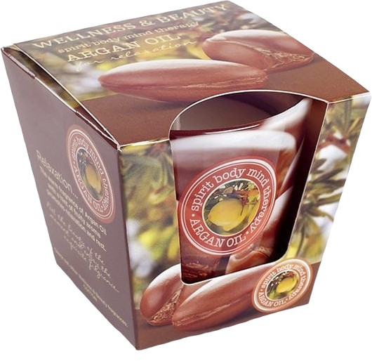 Свеча в стакане ароматизированная «Argan Oil» | Wellness beauty | Bartek candles