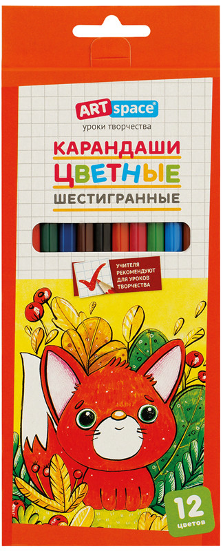 Карандаши цветные | Милые зверушки | ArtSpace