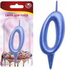 Свеча для торта «Цифра 0»