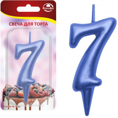 Свеча для торта «Цифра 7»