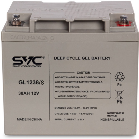 Батарея аккумуляторная SVC GL1238/S