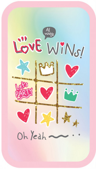 Пенал школьный «Love wins»