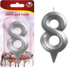 Свеча для торта «Цифра 8»
