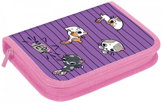 Пенал «Kittens lilac»