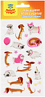 Наклейки гелевые «Забавные собаки»