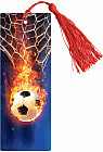 Закладка для книг с линейкой «Fire ball»