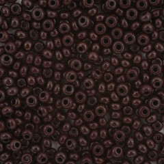Бисер непрозрачный, цвет 13780 темно-коричневый