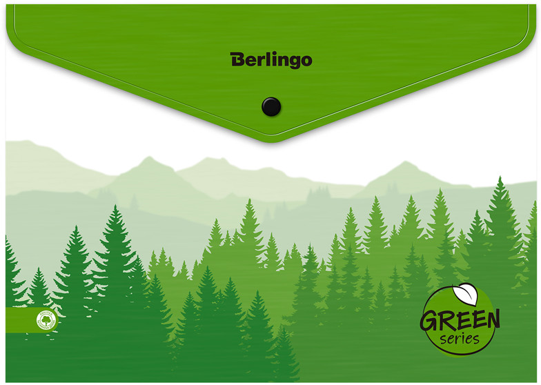 Папка-конверт на кнопке «Green Series» | Green Series | Berlingo
