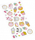 Наклейки объемные «Cute sweets»