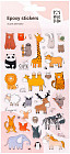 Наклейки гелевые «Cute animals»