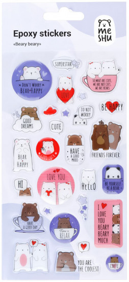 Наклейки «Beary beary»