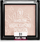 Хайлайтер для лица «Skin Glow», оттенок 01 Жемчужно-розовый