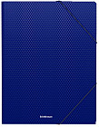 Папка на резинках пластиковая «Diamond Total Blue»