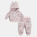 серый/розовый