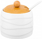 Банка для хранения с крышкой и ложкой «Айсберг волны»