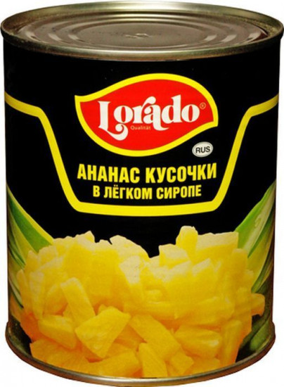 Ананас кусочки в сиропе