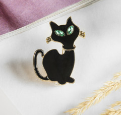 Брошь «Котик»