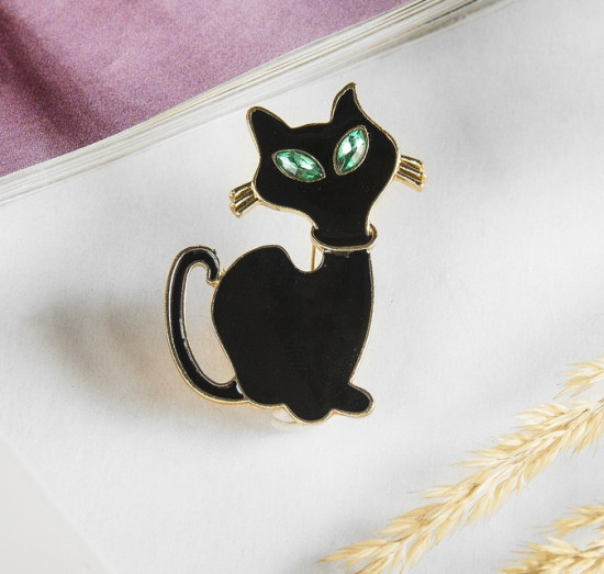 Брошь «Котик»