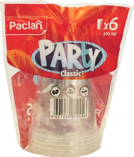 Набор стаканов одноразовых