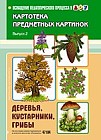 Картотека предметных картинок. Наглядный дидактический материал. Выпуск2. Деревья, кустарники, грибы