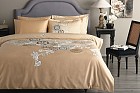 Комплект постельного белья «Laina» (Pierre Cardin, евро, сатин, 4 наволочки 50х70) бежевый