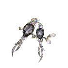 Брошь «Птицы певчие»