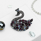 Брошь «Царевна-лебедь»