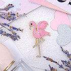 Брошь «Фламинго»