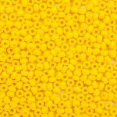 Бисер непрозрачный, цвет 83130 жёлтый