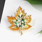 Брошь «Лист осенний»