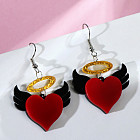 Серьги «Сердца с крыльями»