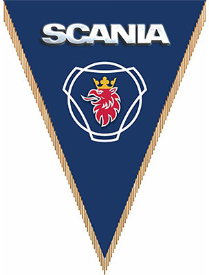 Вымпел треугольный «Scania»